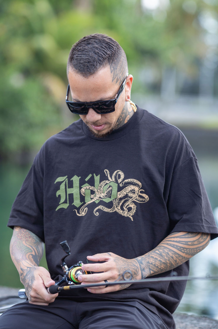 He'e Hilo T-Shirt Black