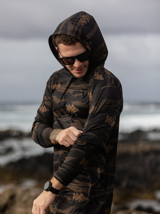 Kane Camo Dry Fit Hooded Long Sleeve