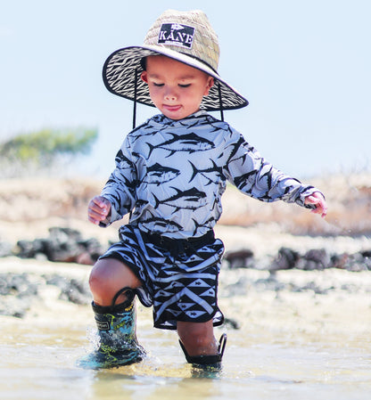 Ahi Tribal Keiki Boardshorts